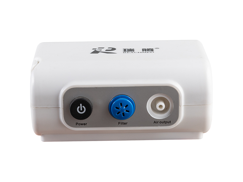 RJ-301 Portable hand size air pump nebulizer with mask and USB cable 